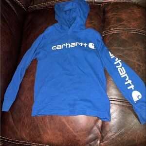 Carhartt Royal Blue Logo Hoodie
